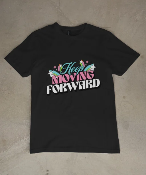 Alternative view of Keep moving forward!