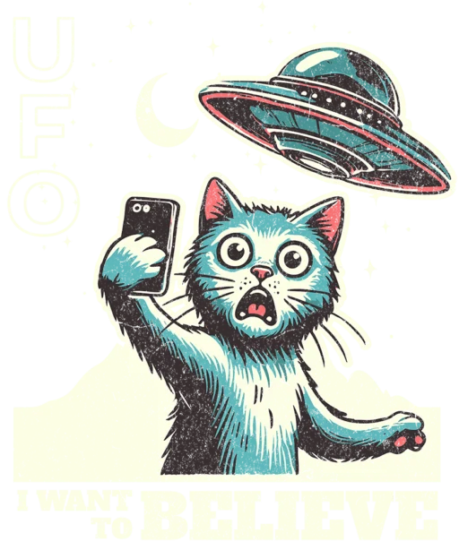 Alternative view of I want to believe - Kitty - GLOW!