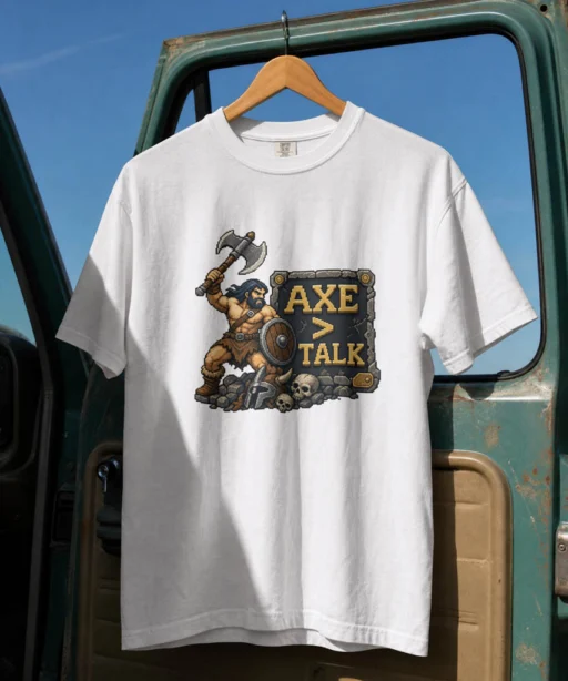 Alternative view of Axe > Talk (Fighter)