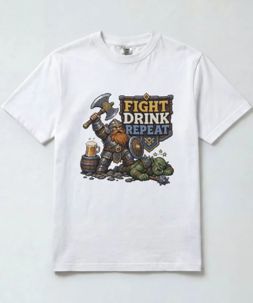 Fight Drink Repeat (Dwarf)