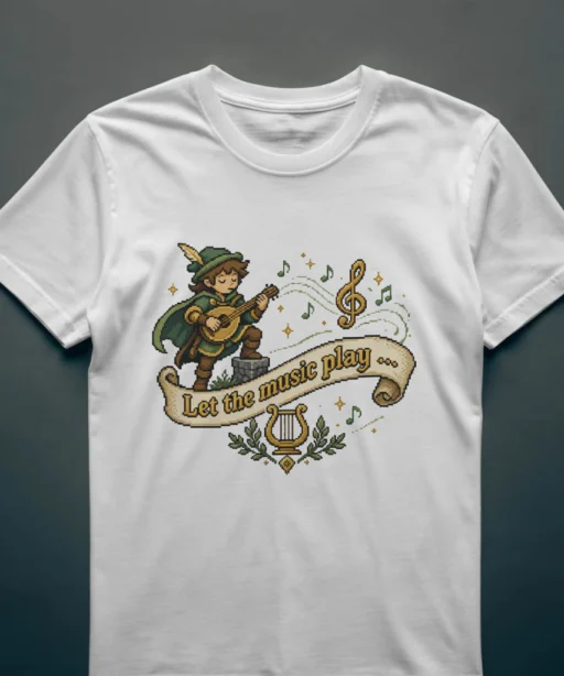 Alternative view of Let the music play (Bard)